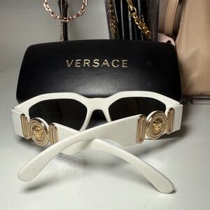 VERSACE white womans sunglasses